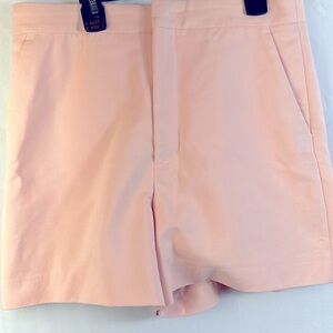 Zara Woman Pink Shorts Size Small. Pockets. Zipper Front. New.